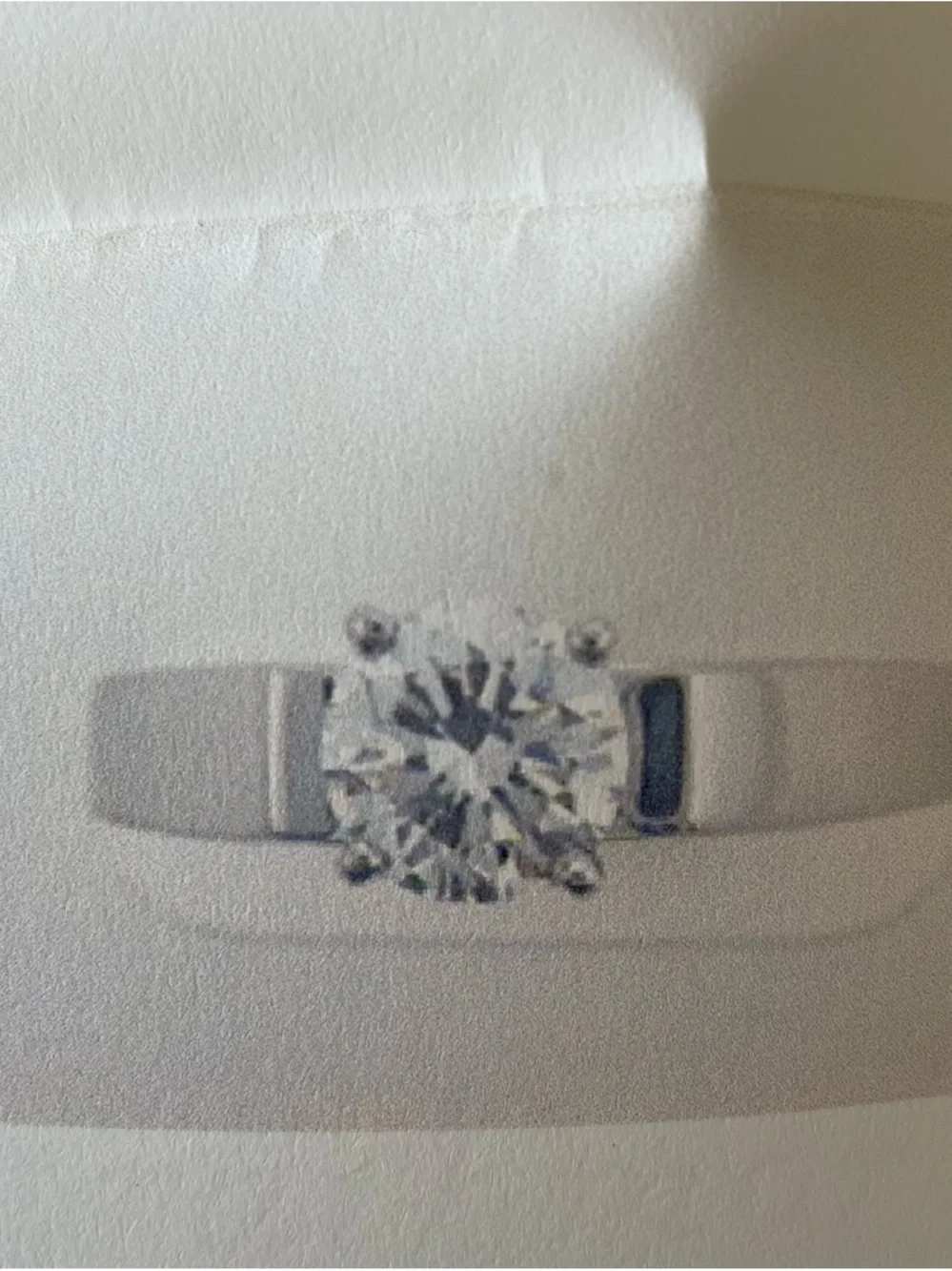 Platinum Solitaire Ring Setting / Ring Blank, 6 Grams, Size 5